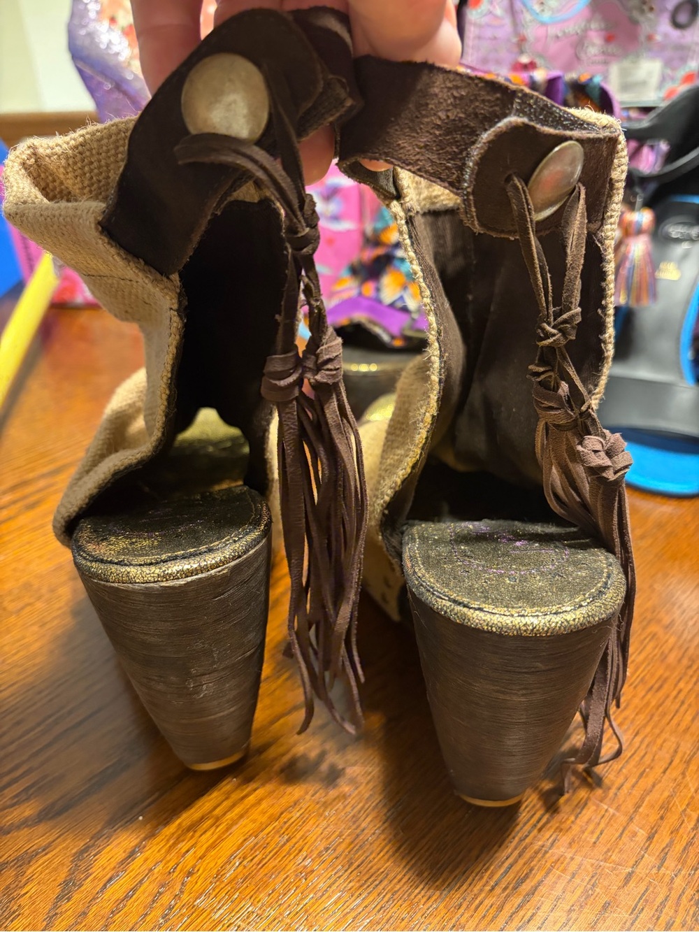 Irregular Choice NIB Woodstock natural 39.5/8.5 - Picture 2 of 7
